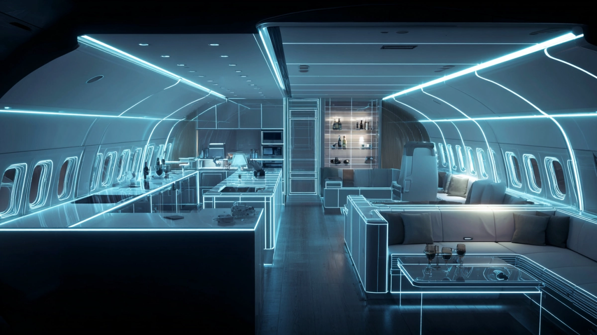 Integrated galley engineering environment for VIP aircraft cabin