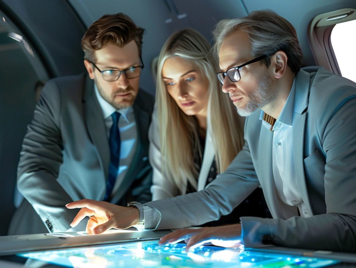 VIP aircraft cabin engineering team collaboration