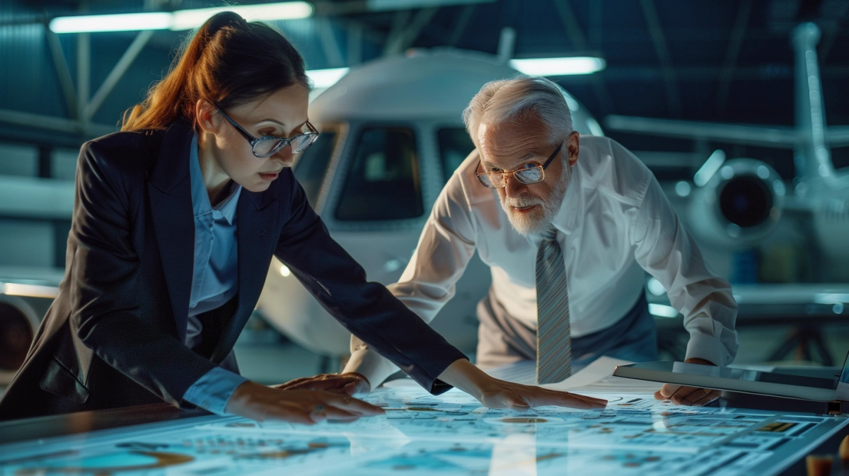 Trust delivery and partnership visual for VIP aircraft cabin interior engineering