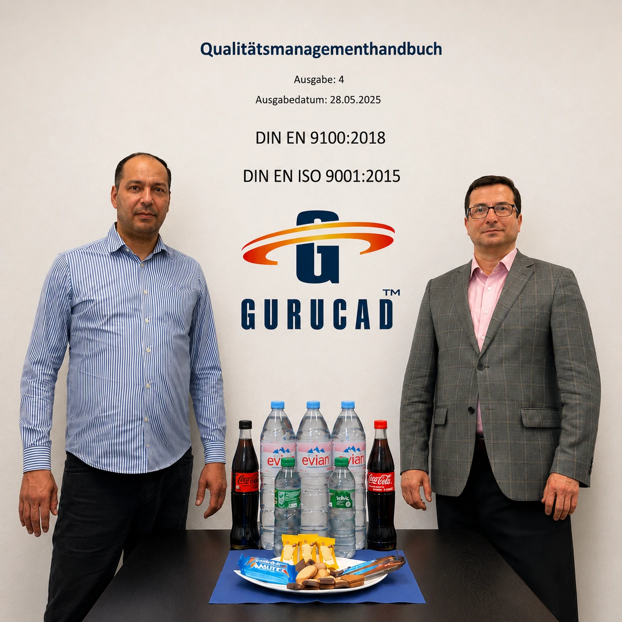 GURUCAD GERMANY GmbH team following the successful 2026 EN 9100 and ISO 9001 surveillance audit